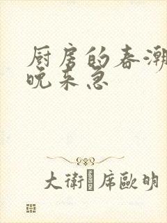 厨房的春潮带雨晚来急