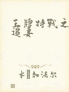 王牌特战之军少追妻