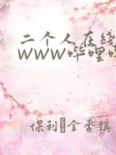 二个人在线观看WWW哔哩哔哩