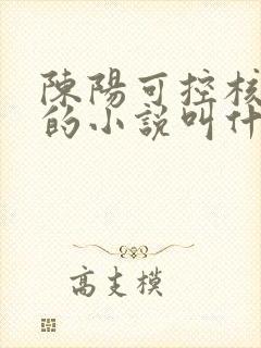 陈阳可控核聚变的小说叫什么名字