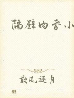 隔壁肉香小说