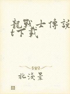 龙战士传说txt下载