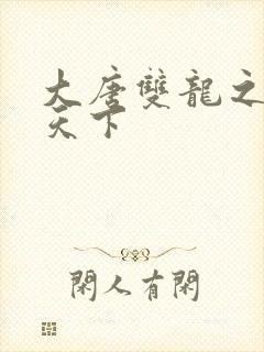 大唐双龙之无敌天下