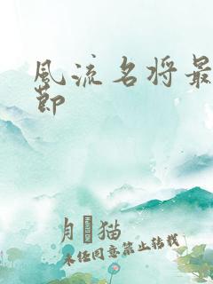 风流名将最新章节