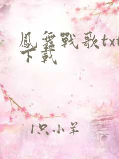 凤舞战歌txt下载