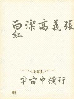 白洁高义张敏梅红