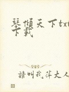 琴倾天下txt下载