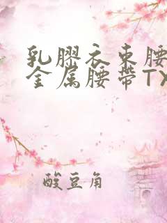 乳胶衣束腰勒紧金属腰带TXT