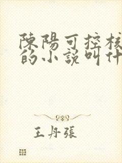 陈阳可控核聚变的小说叫什么名字