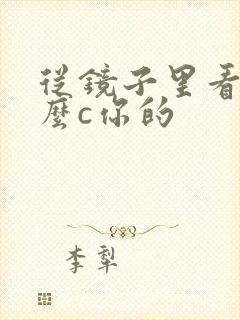 从镜子里看我怎么c你的