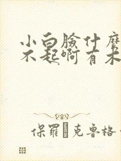 小白脸什么的伤不起啊有木有