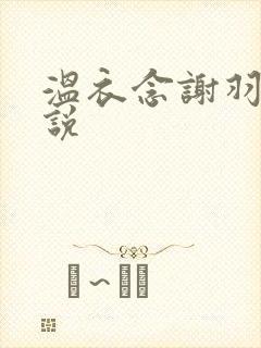 温衣念谢羽渊小说