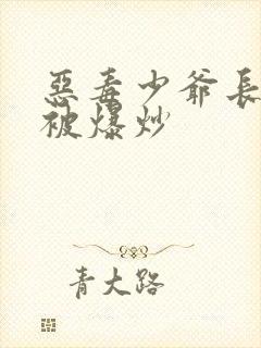 恶毒少爷长大后被爆炒