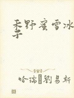 禾野蜜雪冰城本子