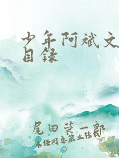 少年阿斌文说读目录