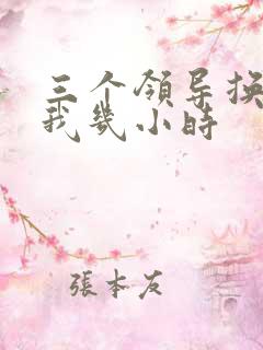 三个领导换着躁我几小时