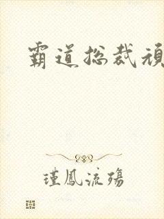 霸道总裁顽劣妻