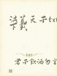 洪荒天子txt下载