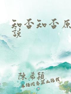 知否知否原著小说