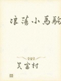 浪荡小马驹