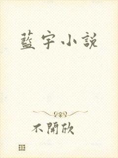 蓝宇小说