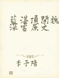 蓝湛顶开魏婴的深处原文