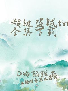 超级盗贼txt全集下载