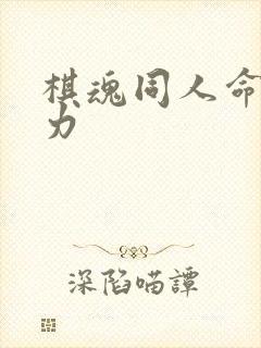 棋魂同人命运之力