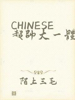 CHINESE超帅大一体育系精牛