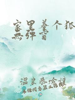 家里养个狐狸精无弹窗