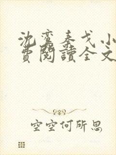 沈鸾秦戈小说免费阅读全文