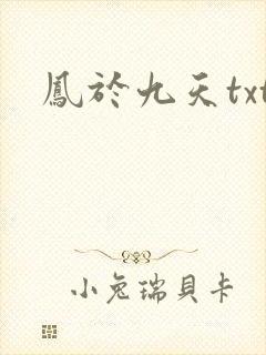 凤于九天txt