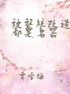 被系统改造全身都是名器