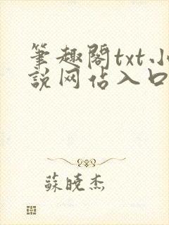 笔趣阁txt小说网站入口