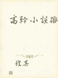 高干小说排行榜