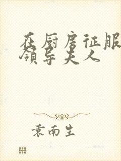 在厨房征服美丽领导夫人