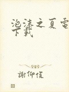 泡沫之夏电视剧下载