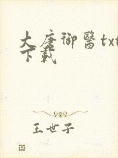 大唐御医txt下载