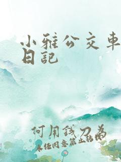 小雅公交车玩具日记