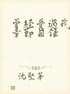 曾经爱过我刘念章节目录