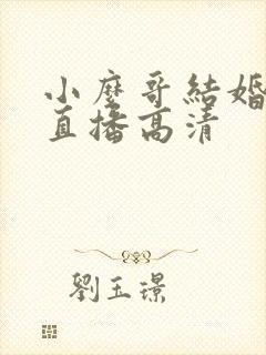 小么哥结婚视频直播高清