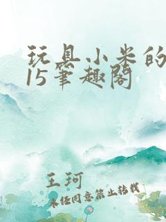 玩具小米的1一15笔趣阁