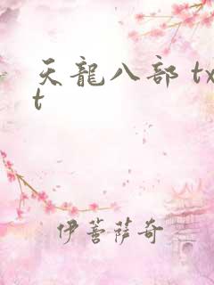 天龙八部 txt