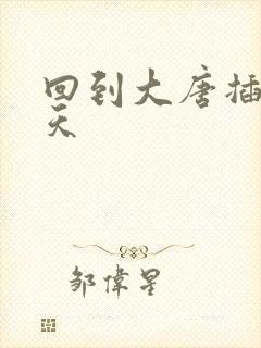 回到大唐插武则天