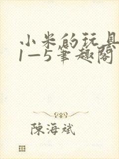 小米的玩具日记1—5笔趣阁