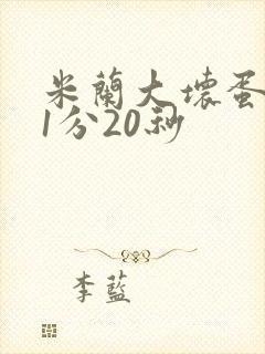 米兰大坏蛋真空1分20秒
