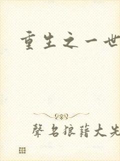 重生之一世枭雄