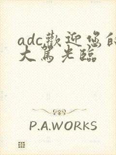 adc欢迎您的大驾光临