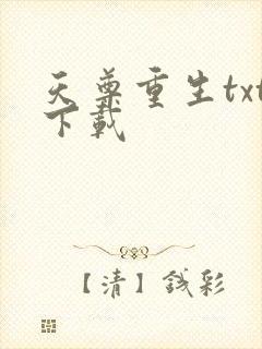 天尊重生txt下载