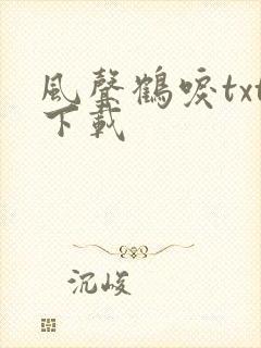 风声鹤唳txt下载